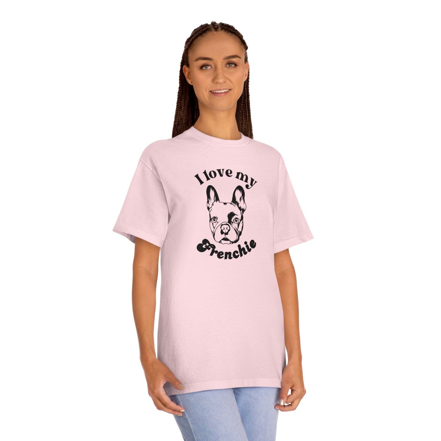 French Bulldog Lover Tee - I Love My Frenchie - Unisex - Relaxed Fit T-Shirt