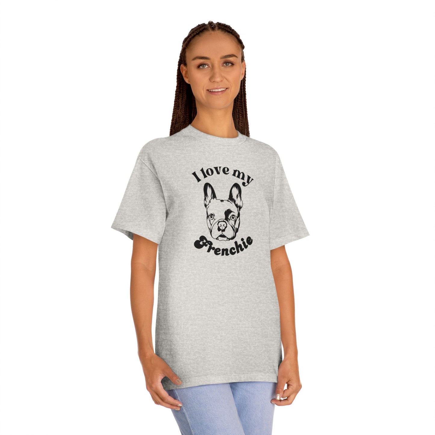 French Bulldog Lover Tee - I Love My Frenchie - Unisex - Relaxed Fit T-Shirt