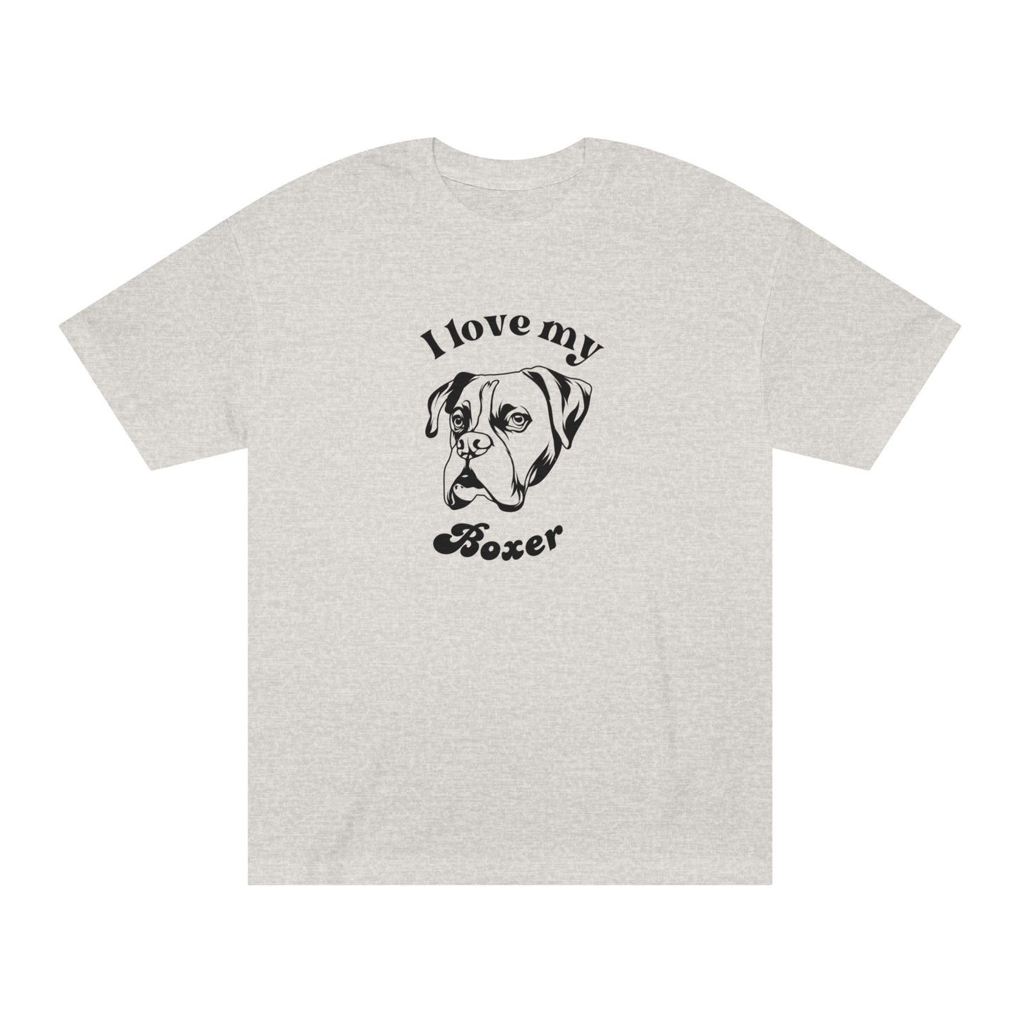 Boxer Dog Lover Tee - I Love My Boxer - Unisex - Relaxed Fit T-Shirt