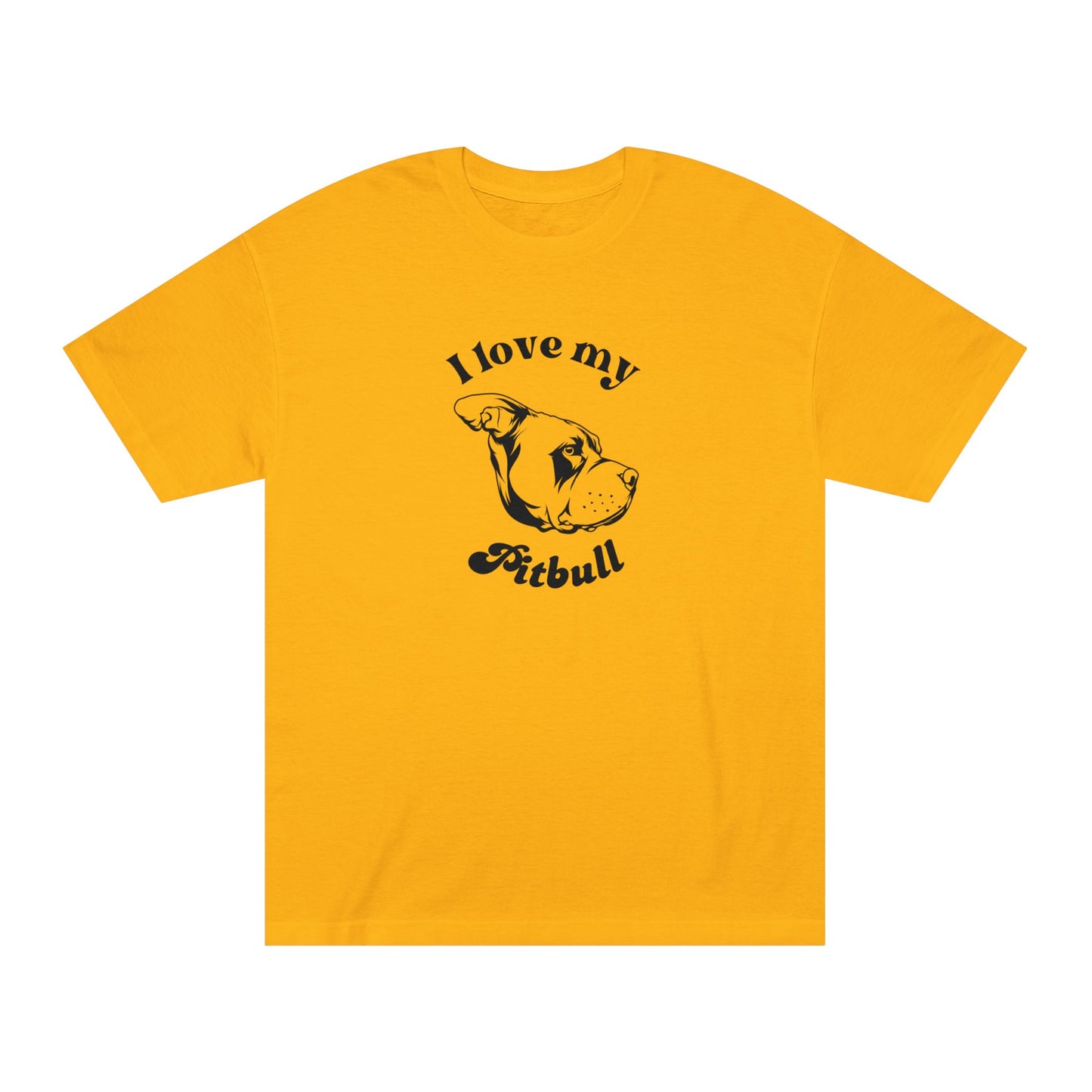 Pitbull Dog Lover Tee - I Love My Goldendoodle - Unisex - Relaxed Fit T-Shirt