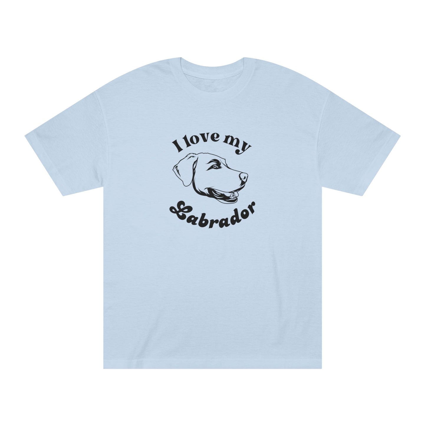 Labrador Dog Lover Tee - I Love My Labrador - Unisex - Relaxed Fit T-Shirt