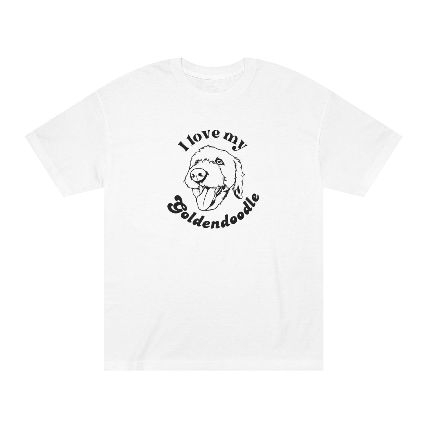 Goldendoodle Dog Lover Tee - I Love My Goldendoodle - Unisex - Relaxed Fit T-Shirt