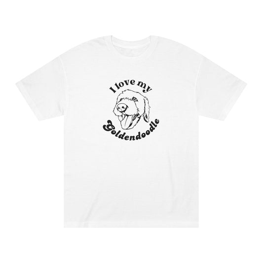 Goldendoodle Dog Lover Tee - I Love My Goldendoodle - Unisex - Relaxed Fit T-Shirt