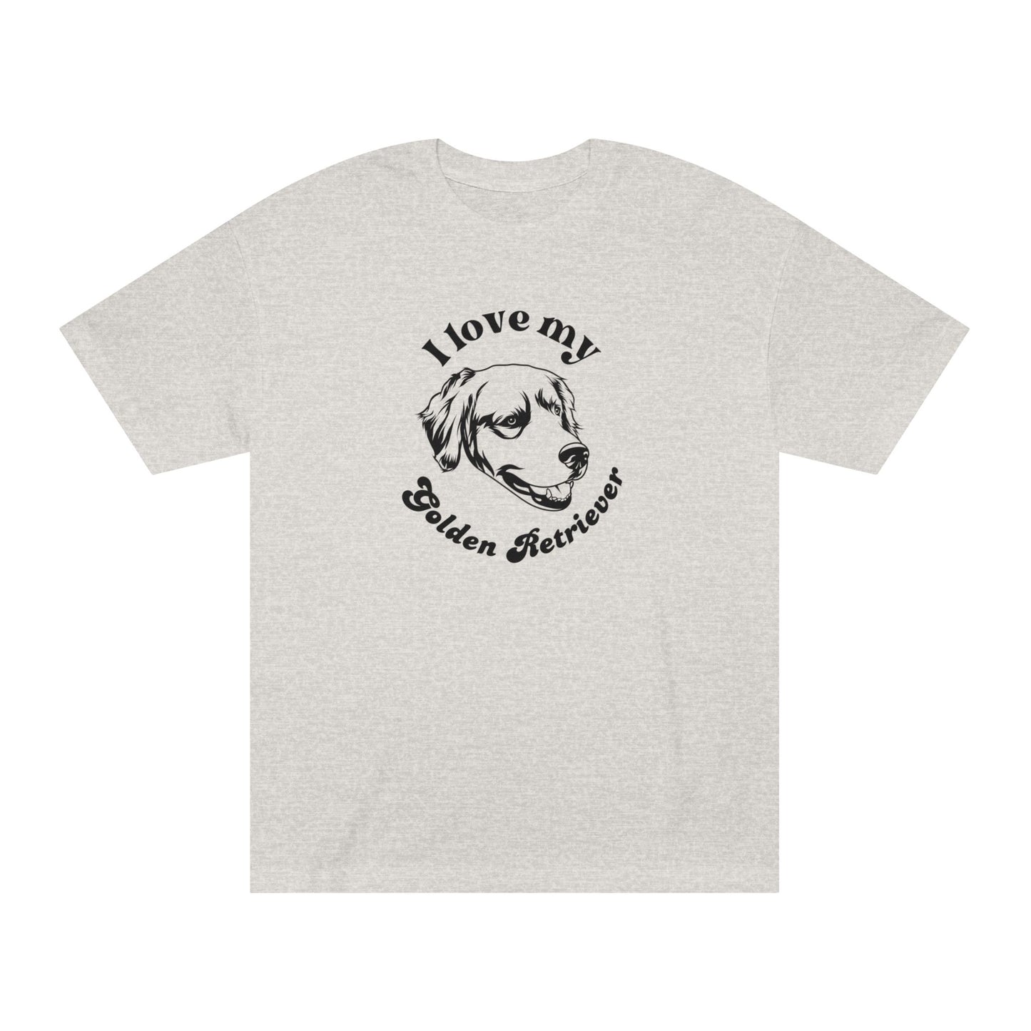 Golden Retriever Dog Lover Tee - I Love My Golden Retriever - Unisex - Relaxed Fit T-Shirt