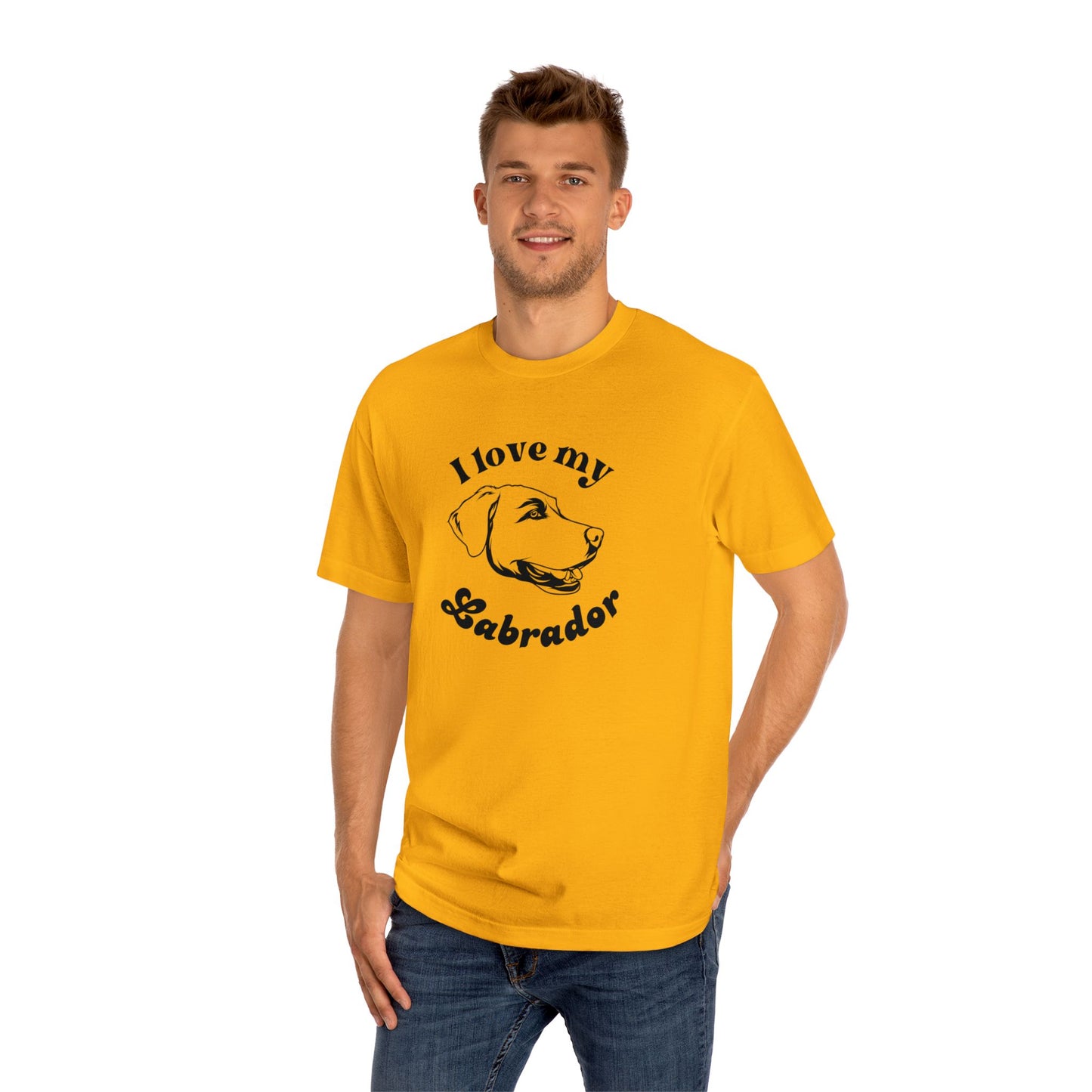 Labrador Dog Lover Tee - I Love My Labrador - Unisex - Relaxed Fit T-Shirt