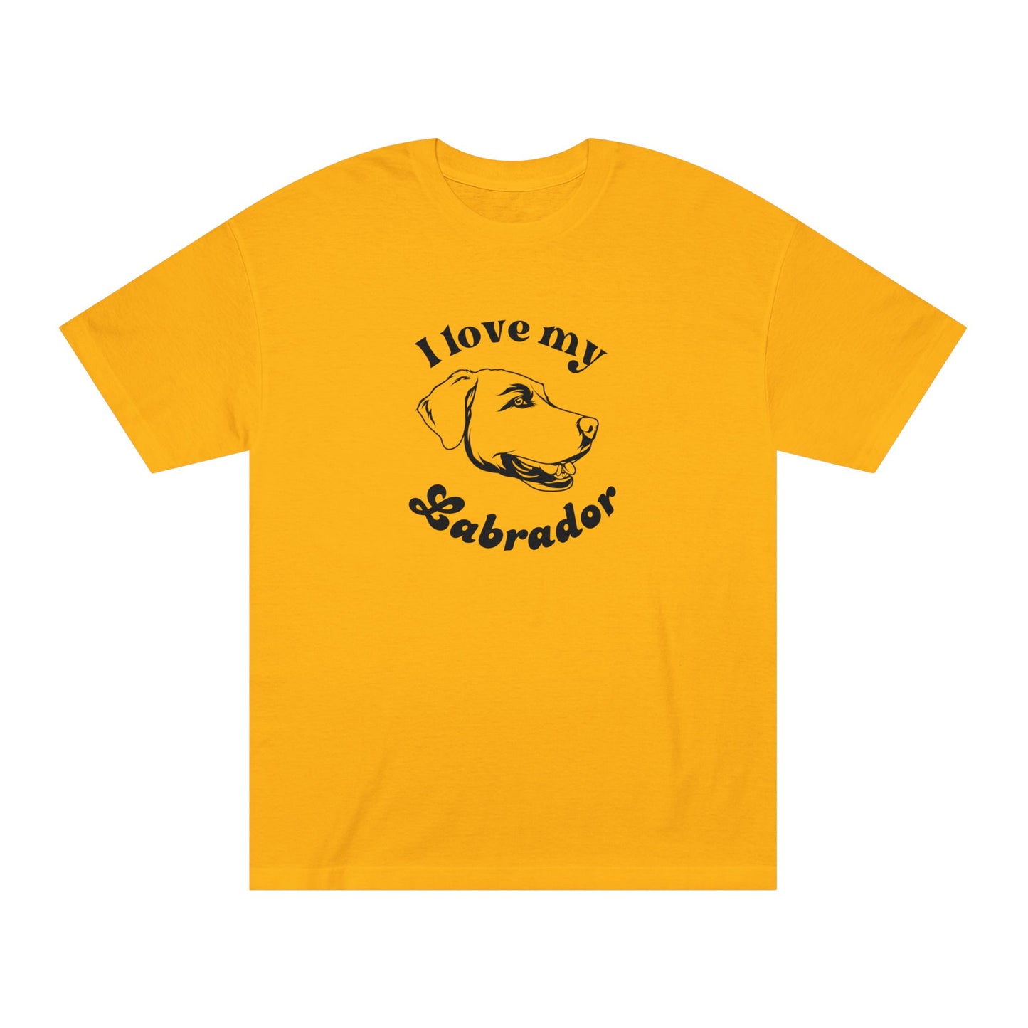 Labrador Dog Lover Tee - I Love My Labrador - Unisex - Relaxed Fit T-Shirt
