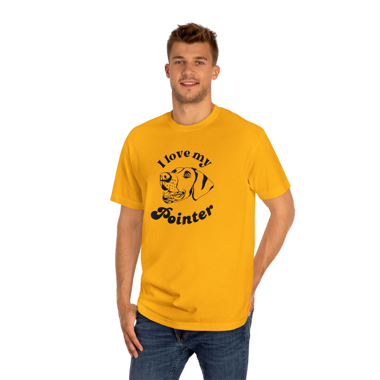 Pointer Dog Lover Tee - I Love My Pointer - Unisex - Relaxed Fit T-Shirt