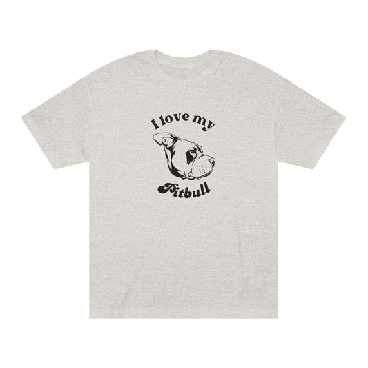 Pitbull Dog Lover Tee - I Love My Goldendoodle - Unisex - Relaxed Fit T-Shirt