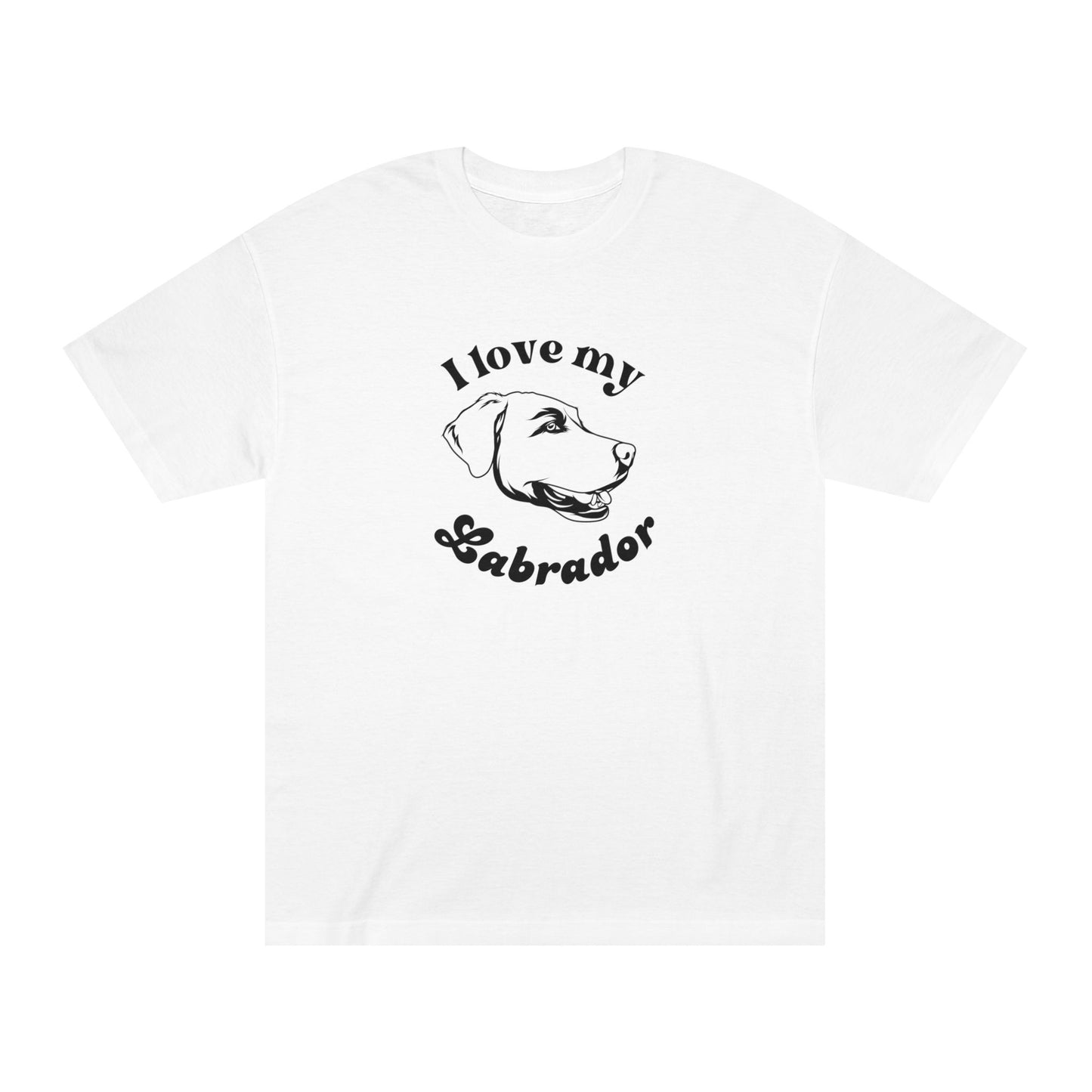 Labrador Dog Lover Tee - I Love My Labrador - Unisex - Relaxed Fit T-Shirt